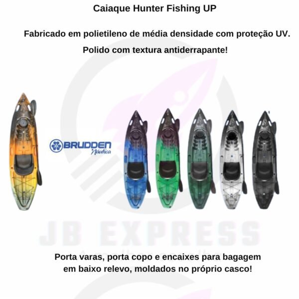 Caiaque Hunter Fishing Up Brudden Náutica - Imagem 7
