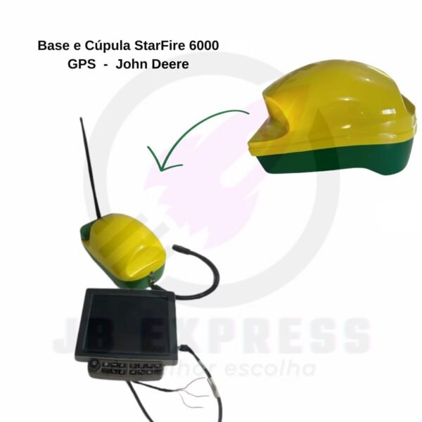 Cúpula E Base Para Gps Jhon Deere Starfire 6000 - Fibra De Vidro - Imagem 3