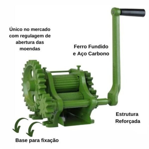 Engenho De Cana Manual Com 3 Moendas Reguláveis - Image 5