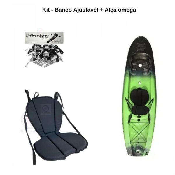 Kit Banco Ajustável + Alça Ômega Brudden Náutica - Imagem 5