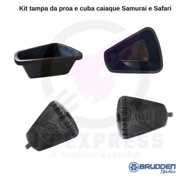 Kit Tampa da Proa e Cuba Para Caiaque Safari e Samurai - Imagem 5