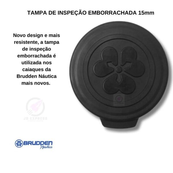 Tampa de Inspeção 150mm Emborrachada Brudden Náutica - Imagem 3