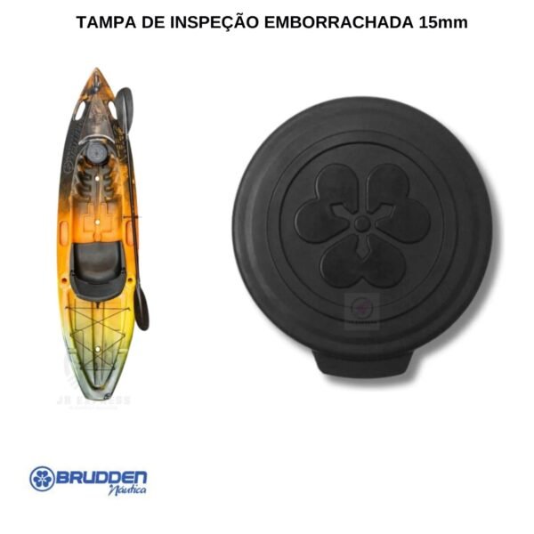 Tampa de Inspeção 150mm Emborrachada Brudden Náutica - Imagem 2