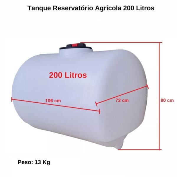 Tanque Agrícola 200 Litros CHM - Imagem 3